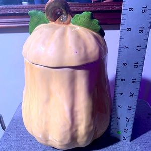 Gourd Cookie Jar Ceramic